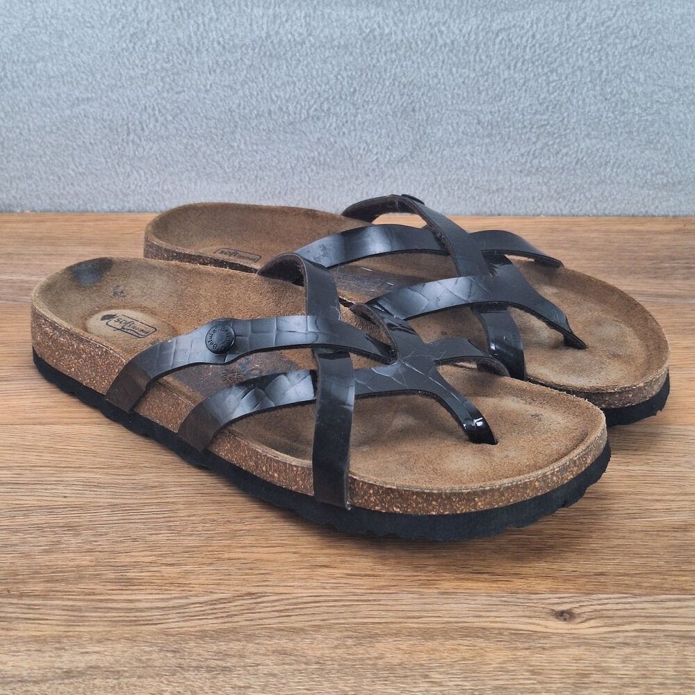 Betula by Birkenstock Vinja Women's 9 EU 40 Narrow Soft Footbed Sandals Brown